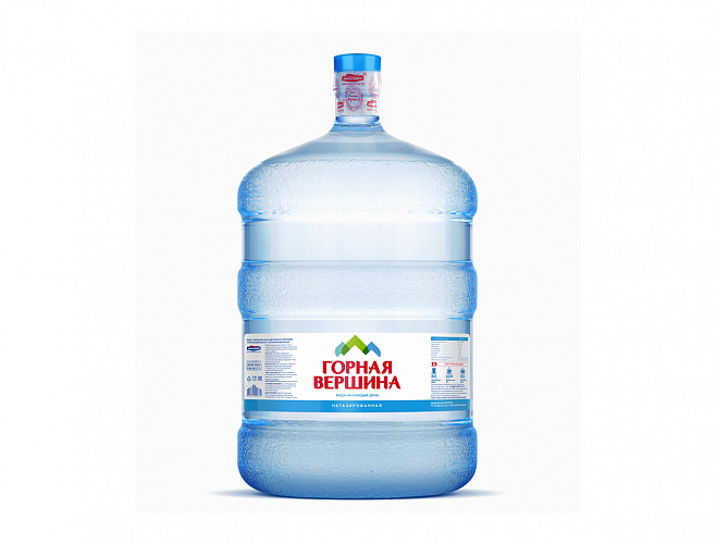 Скидка 7% на воду "Горная Вершина" 19 л