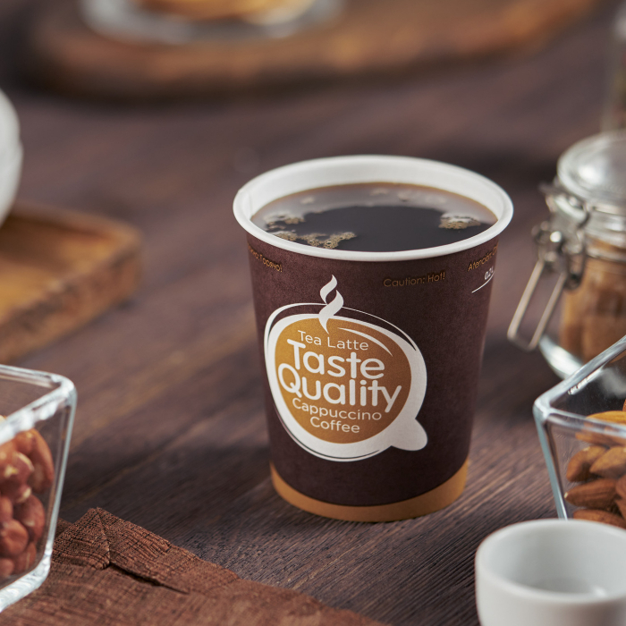 Стакан бумажный 195 мл Taste Quality (коричневый), 100 штук