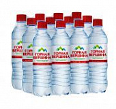 Вода "Горная Вершина" 0,5 л. с газом (12 шт в упак)