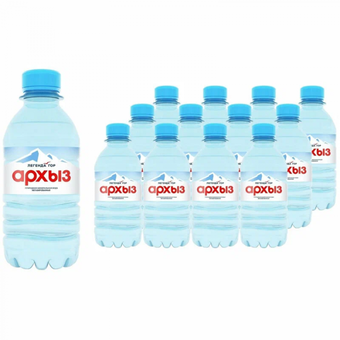 Вода "Легенда гор Архыз" 0,25л без газа