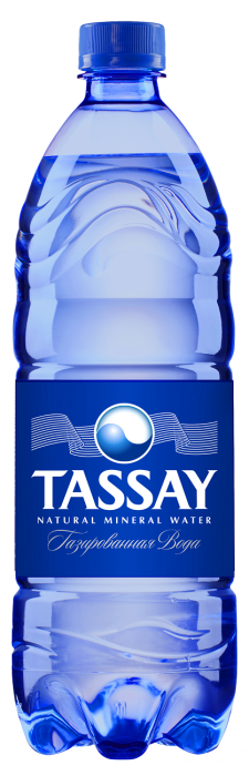 Минеральная вода «Tassay» 1 л (6 шт в упак) газ пэт