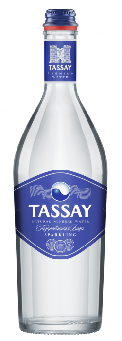 Минеральная вода «Tassay» 0,75 л (6 шт в упак) газ стекло