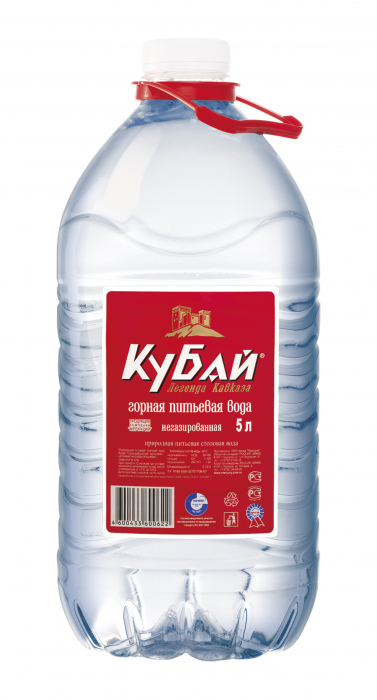 Упаковка воды "Кубай" 5 л (2 шт. в упак.), АКЦИЯ 241 руб./бут.