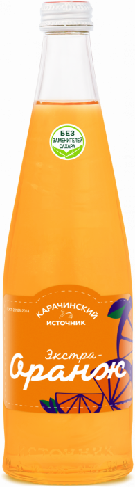 Газированный напиток "Экстра-Оранж" 0,5 л (12 шт. в упак.)