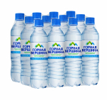 Вода "Горная Вершина" 0,5 л. без газа (12 шт в упак)