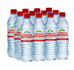 Вода "Горная Вершина" 0,5 л. с газом (12 шт в упак)