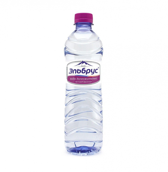 Вода "Эльбрус" 0,5л без газа (12 шт. в упак)