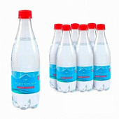Вода «Новотерская» 0,5 л с газом (6 шт. в упак.)