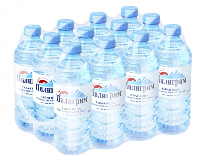 Вода "Пилигрим" 0,5 л без газа (12 шт. в упак.)