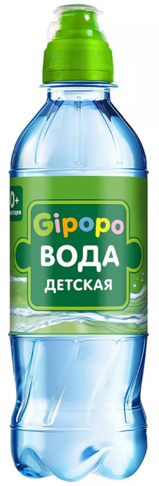 Вода "Черноголовка" Gipopo 0,33 л без газа (12 шт в упак)
